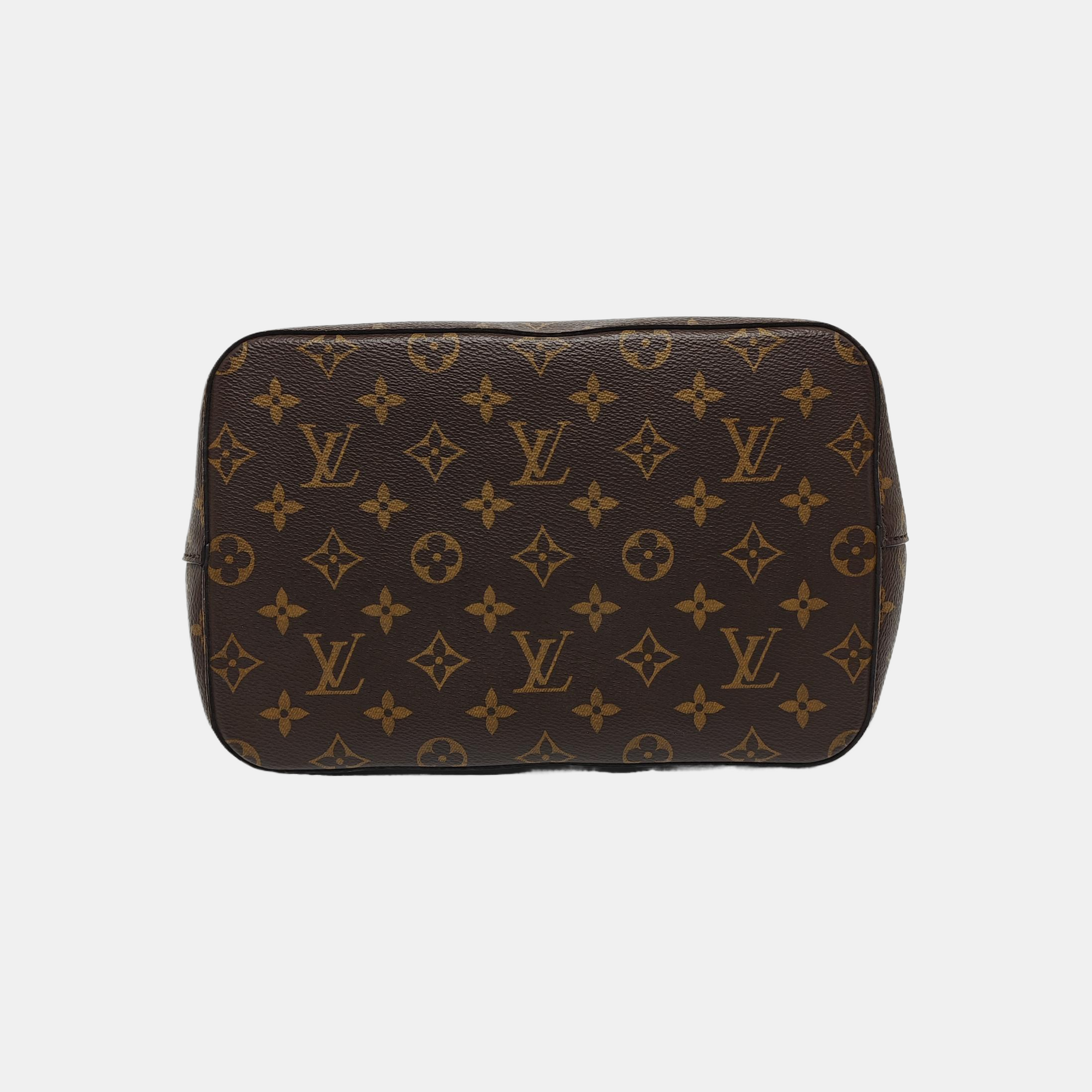 Authenticated pre-owned  NÉONOÉ MM Monogram Coated Canvas Brown - Bucket Bag at Looply