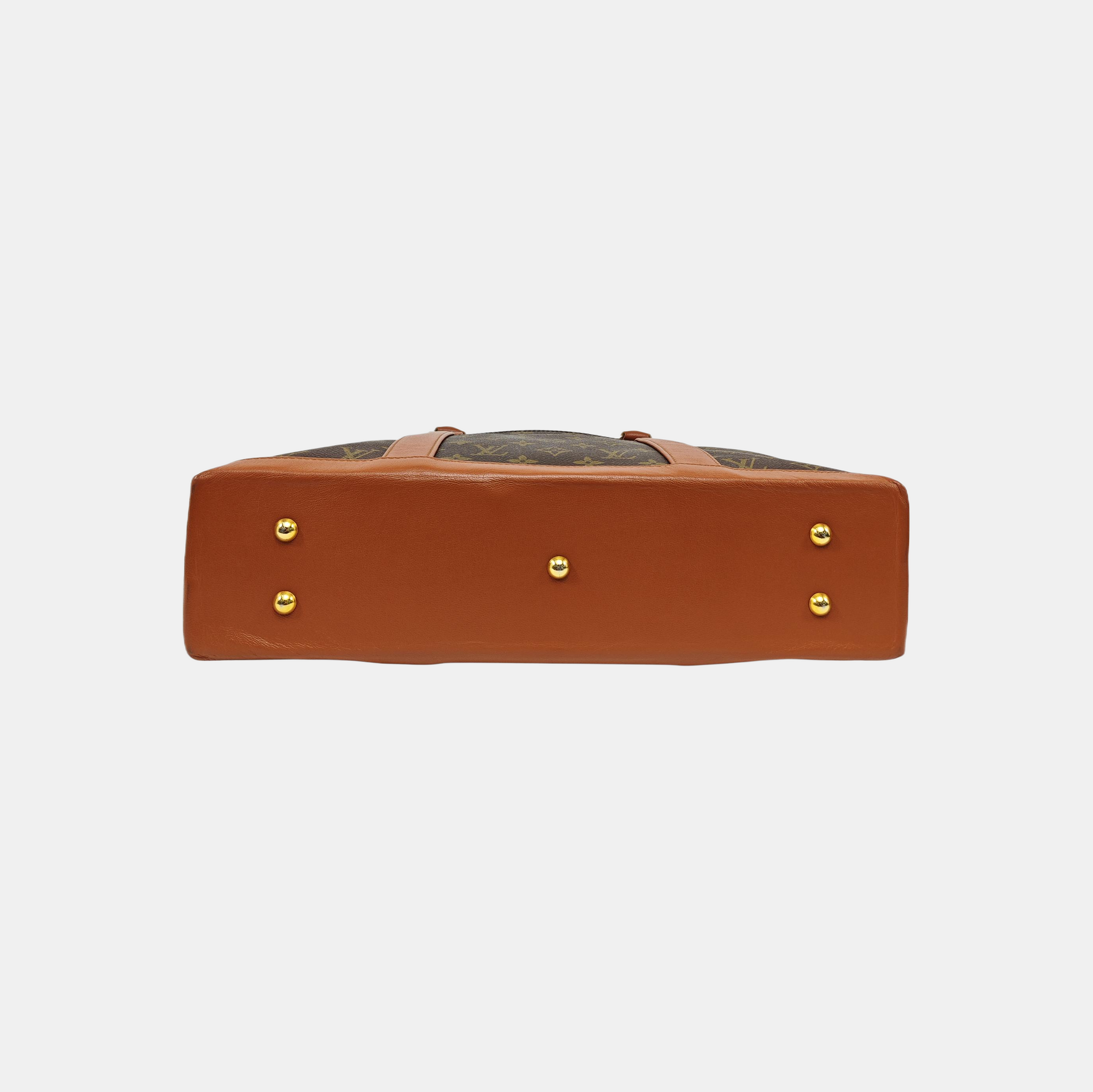 SAC WEEKEND PM Monogram Coated Canvas Brown