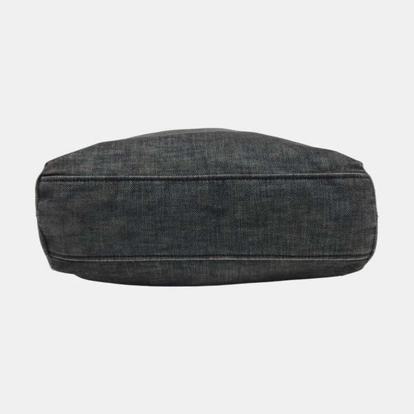 Denim Shoulder Bag Gray