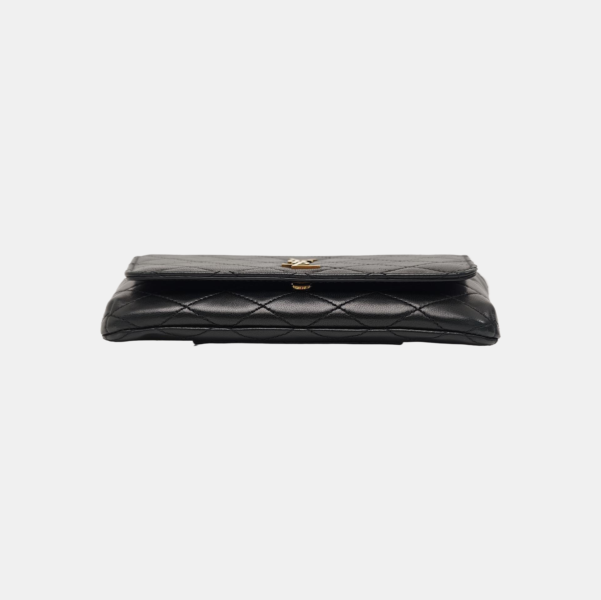 KATE SUPPLE Quilted Lambskin Black