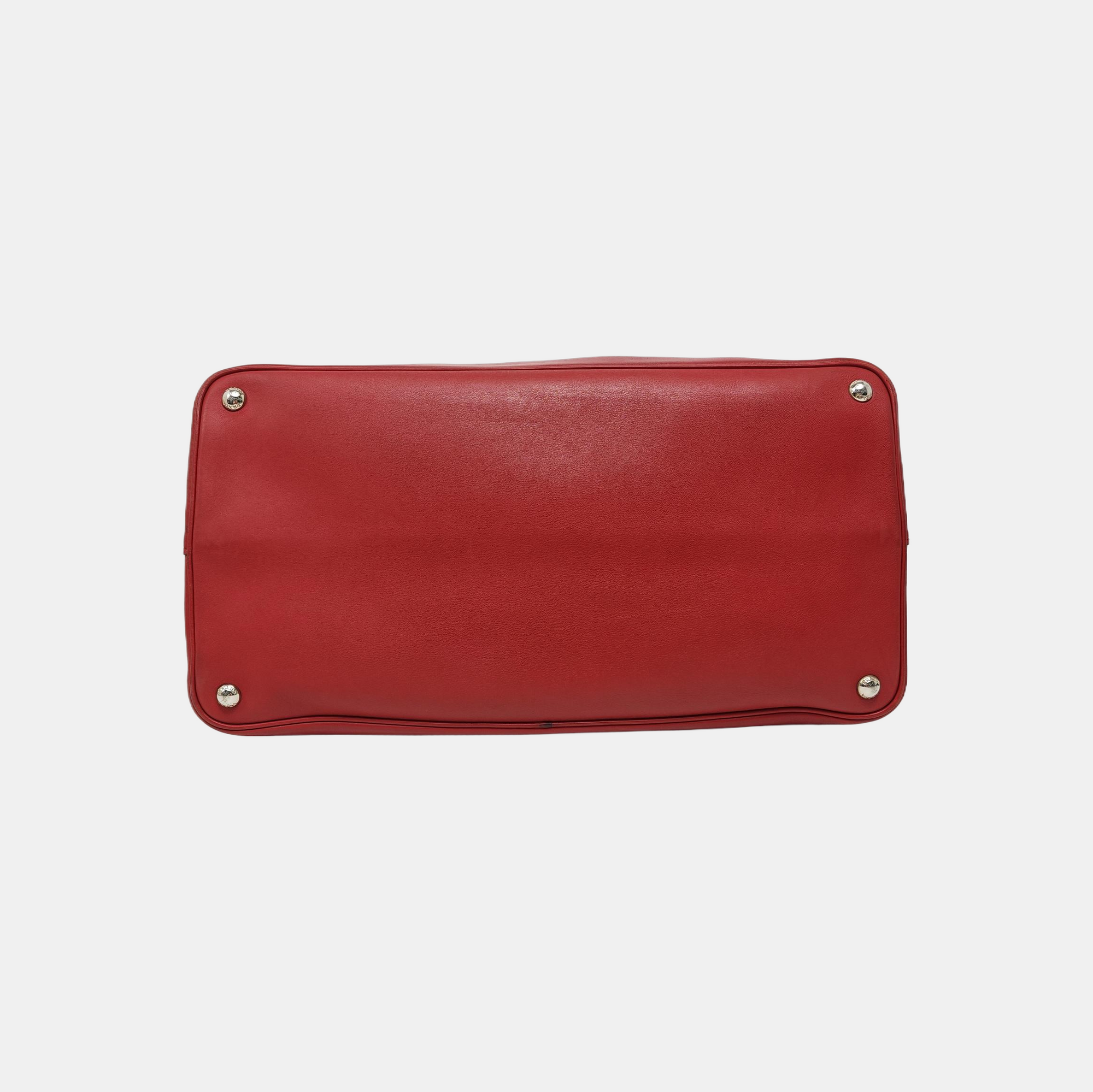 Double Calfskin Red