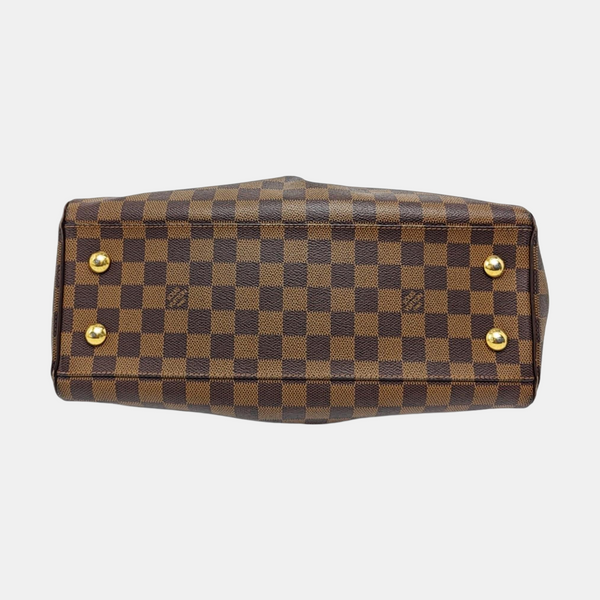 TREVI PM Damier Ebene Coated Canvas Brown