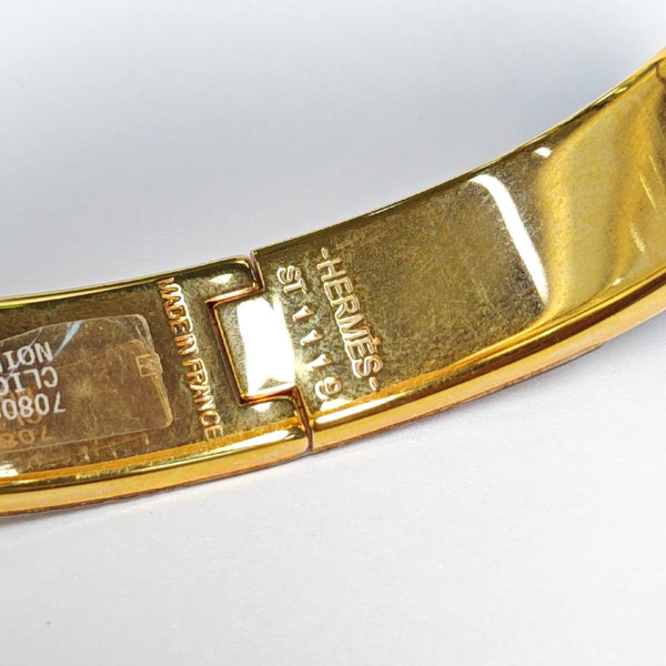 Clic Anneau Metal Gold Bangle
