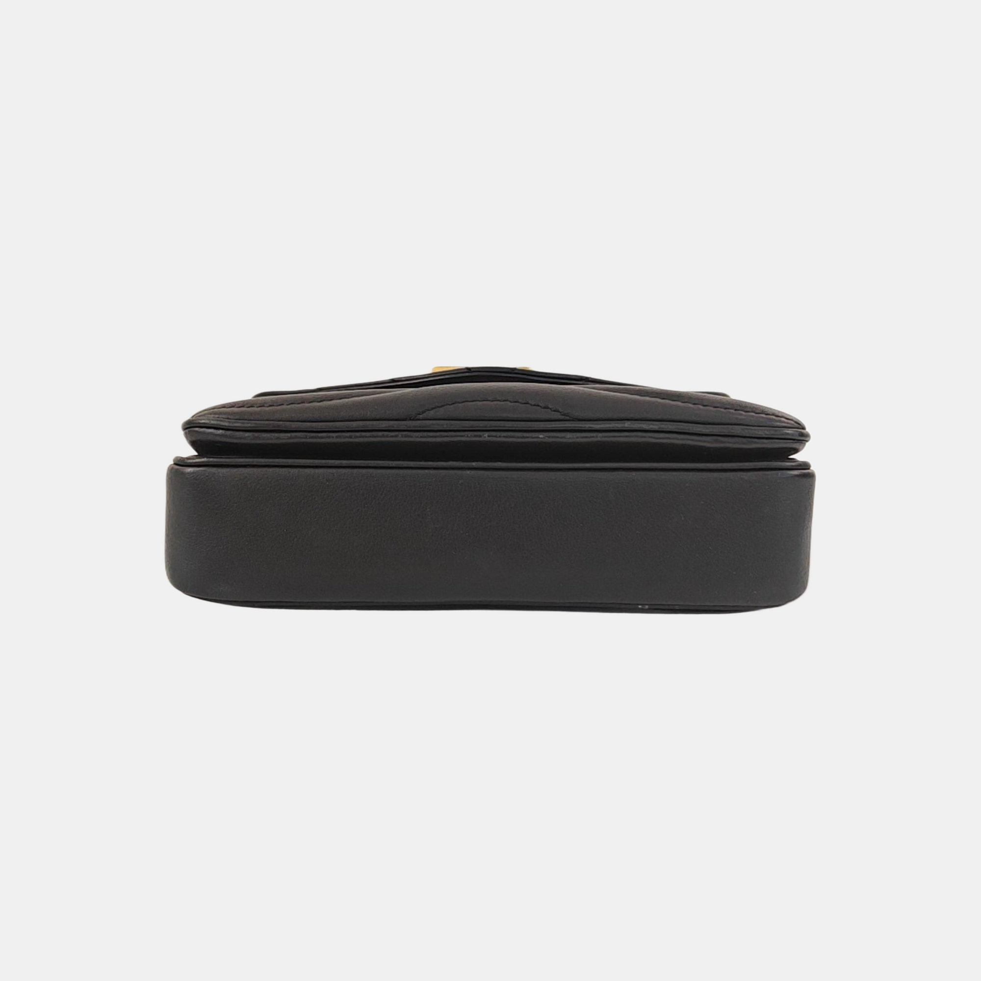 NEW WAVE PM Quilted Calfskin Black