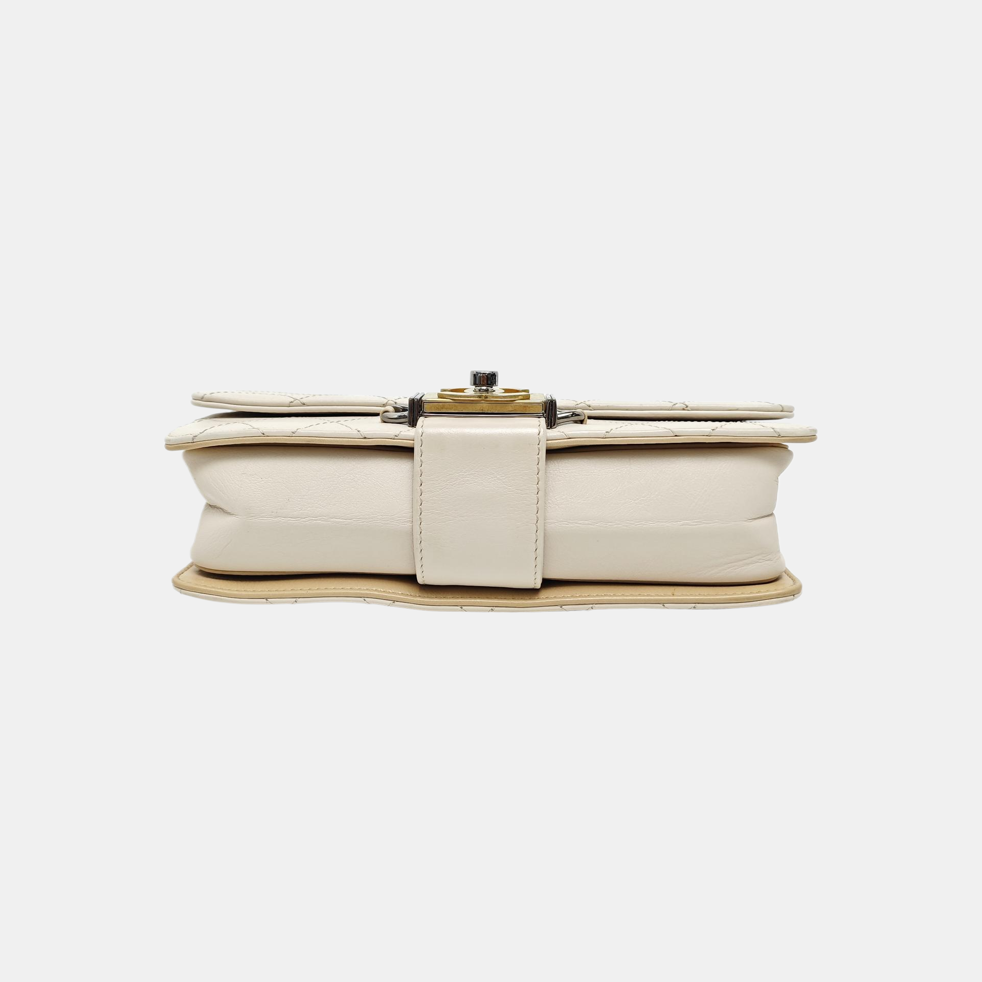 BOY CHANEL Quilted Calfskin Beige