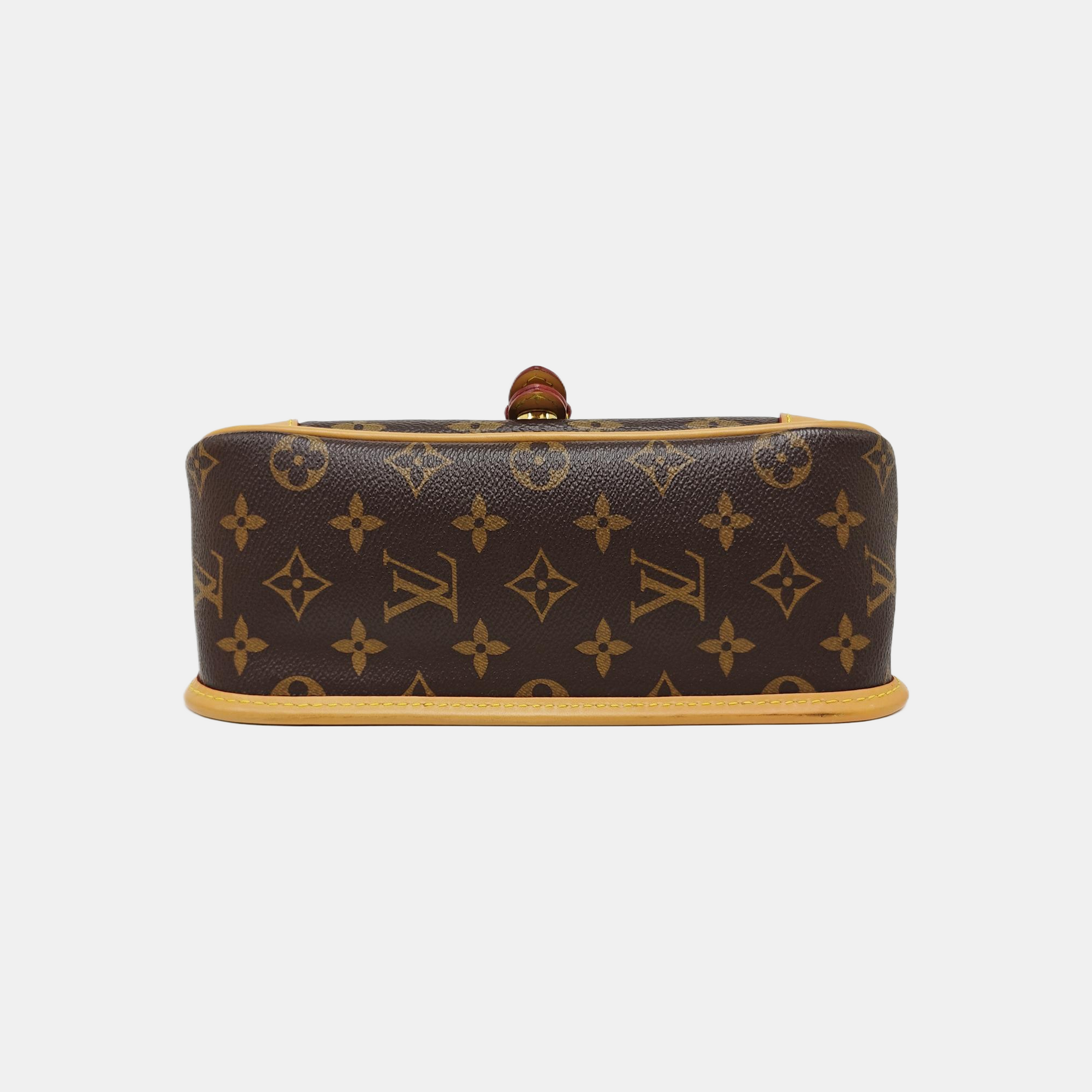 DIANE Monogram Coated Canvas Brown