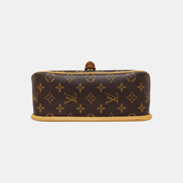 DIANE Monogram Coated Canvas Brown