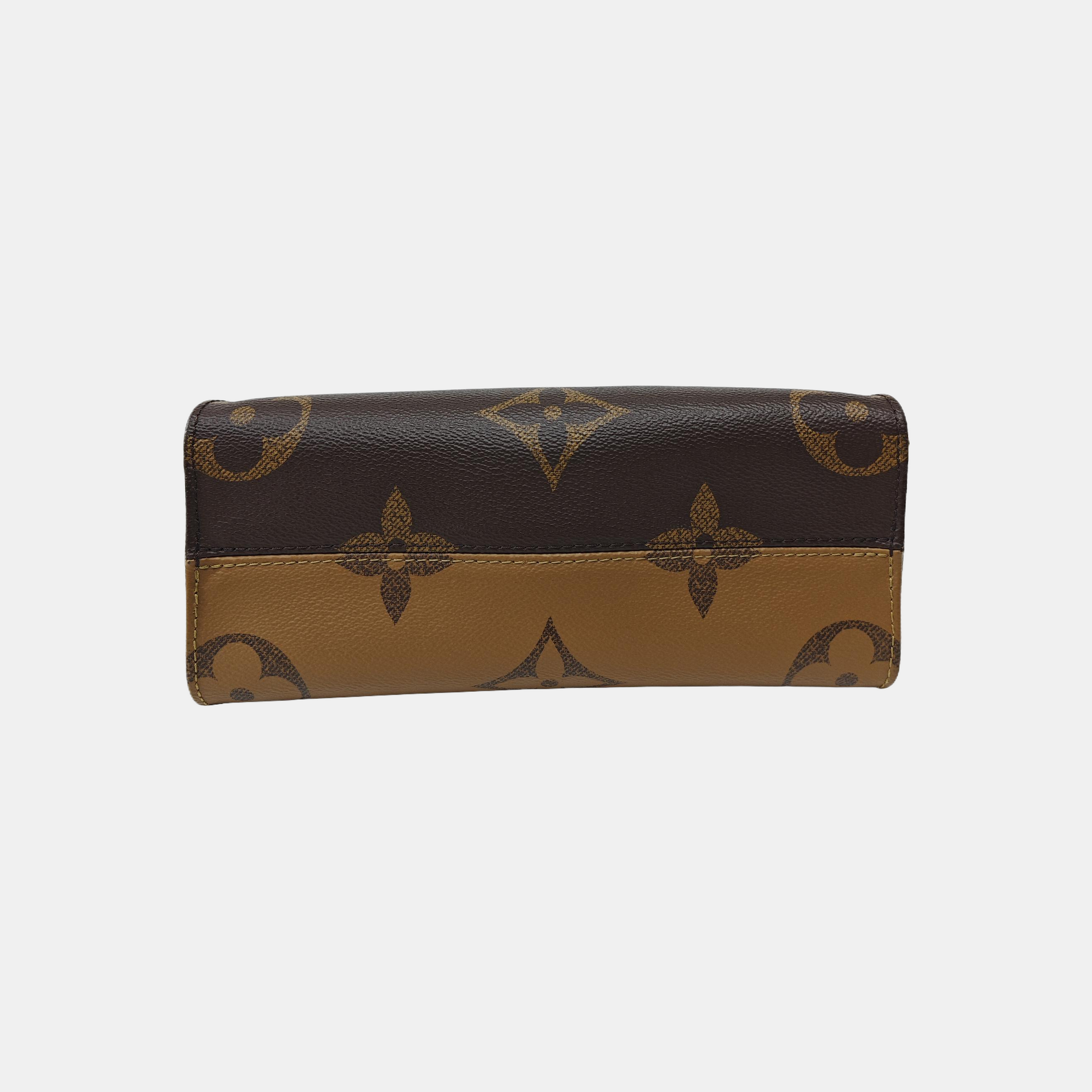 ONTHEGO PM Monogram Coated Canvas Brown