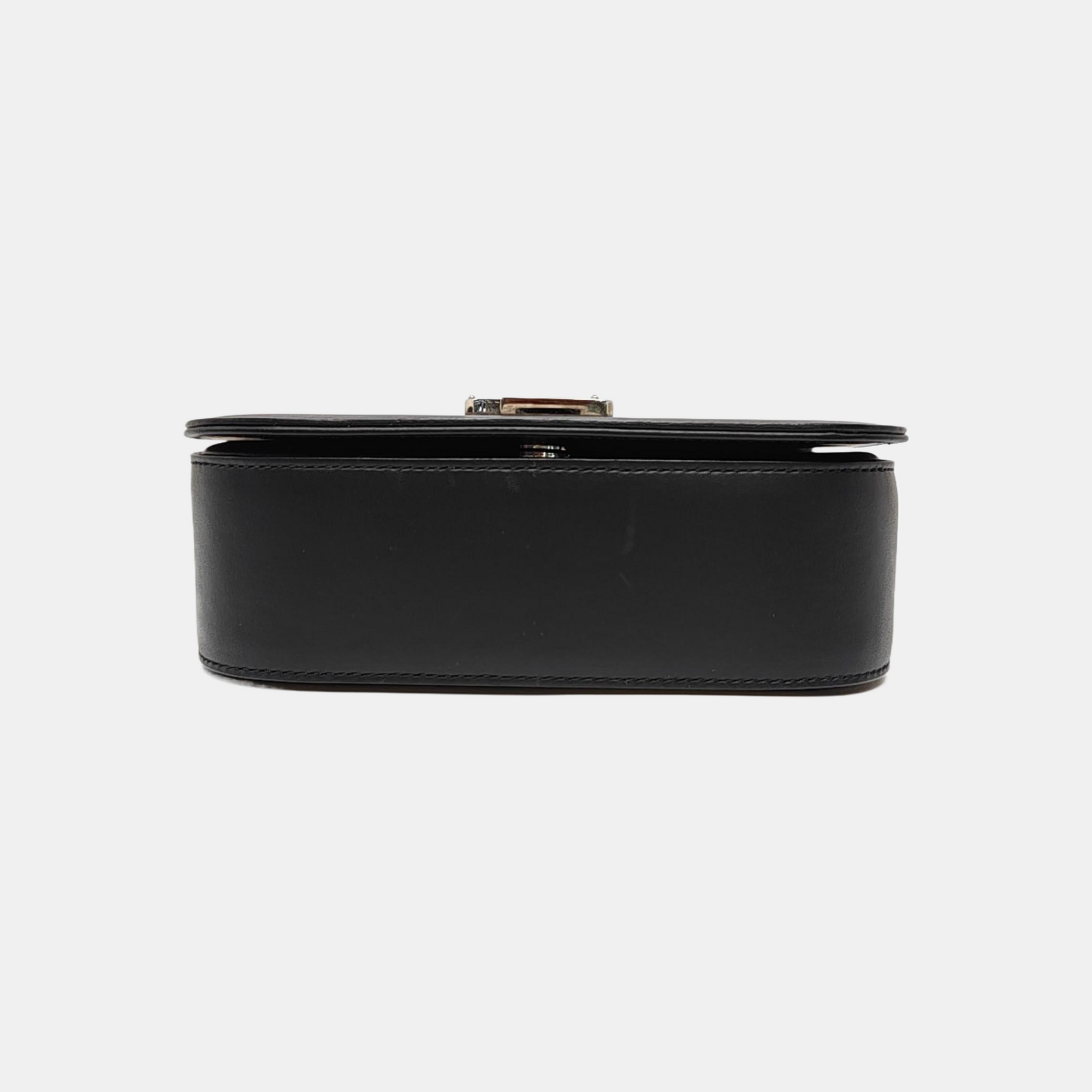 Calfskin Shoulder Bag Black