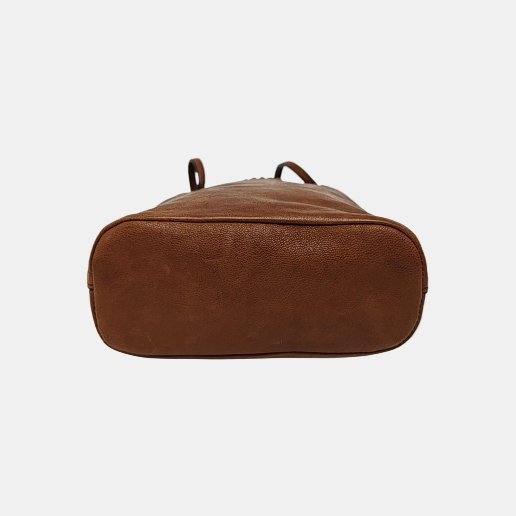 Lambskin Crossbody Bag Brown