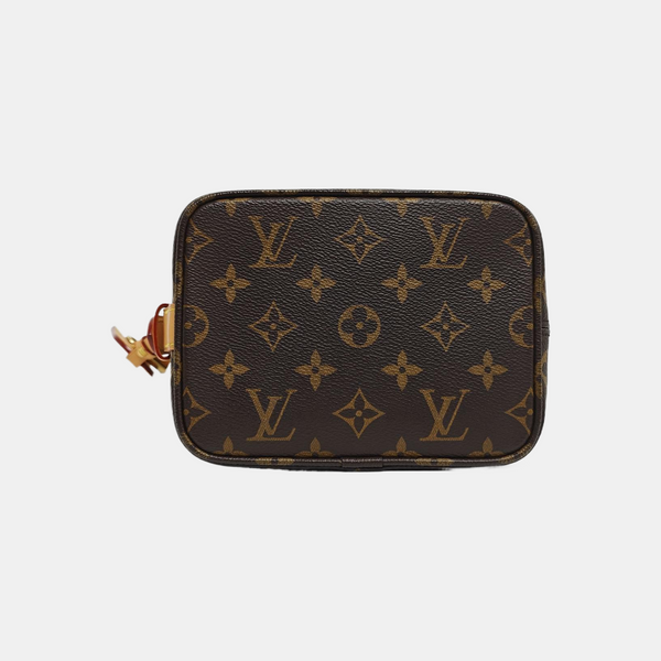 ALL IN BB Monogram Coated Canvas Brown