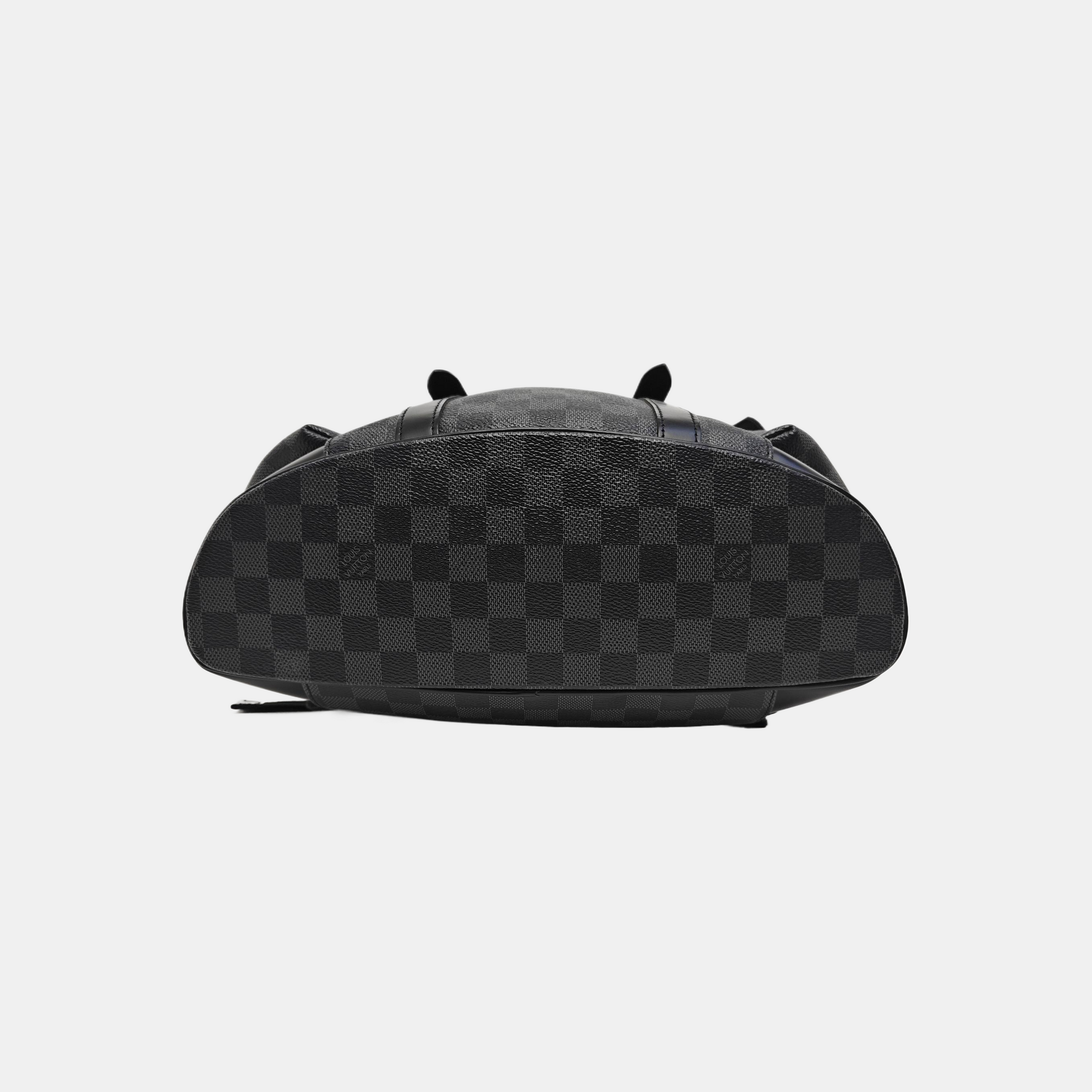 CHRISTOPHER MM Damier Graphite Coated Canvas Gray