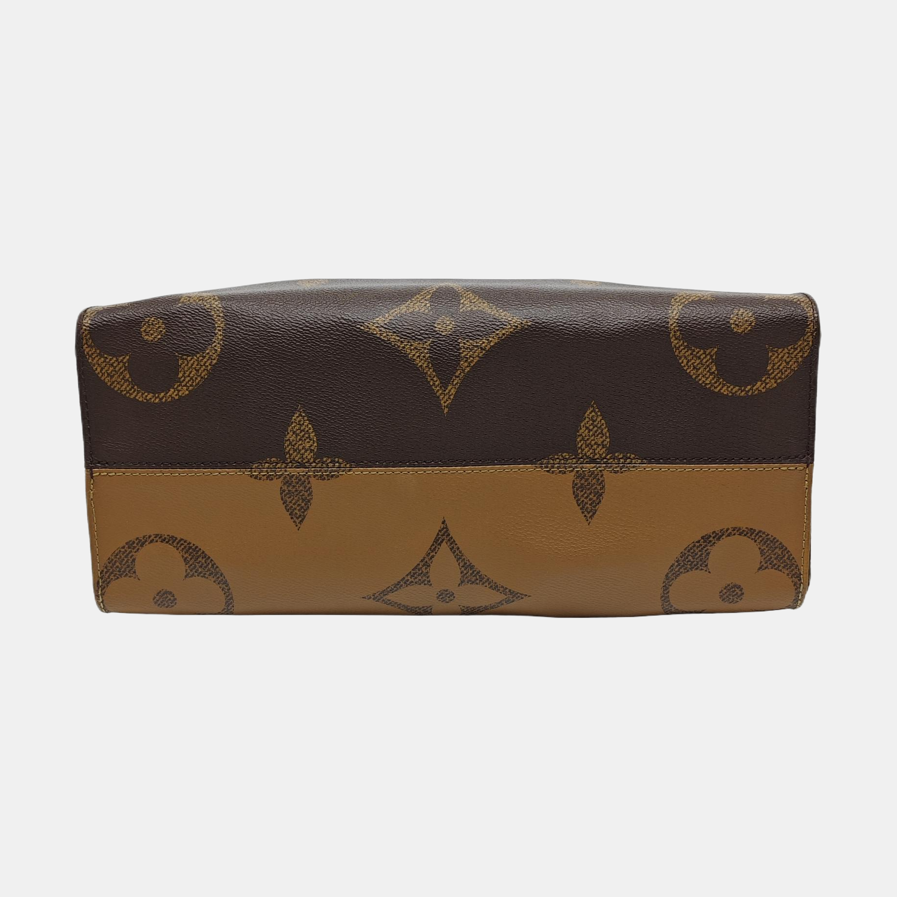 ONTHEGO MM Monogram Coated Canvas Brown