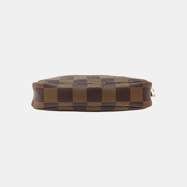 ACCESSOIRES Mini Damier Ebene Coated Canvas Brown