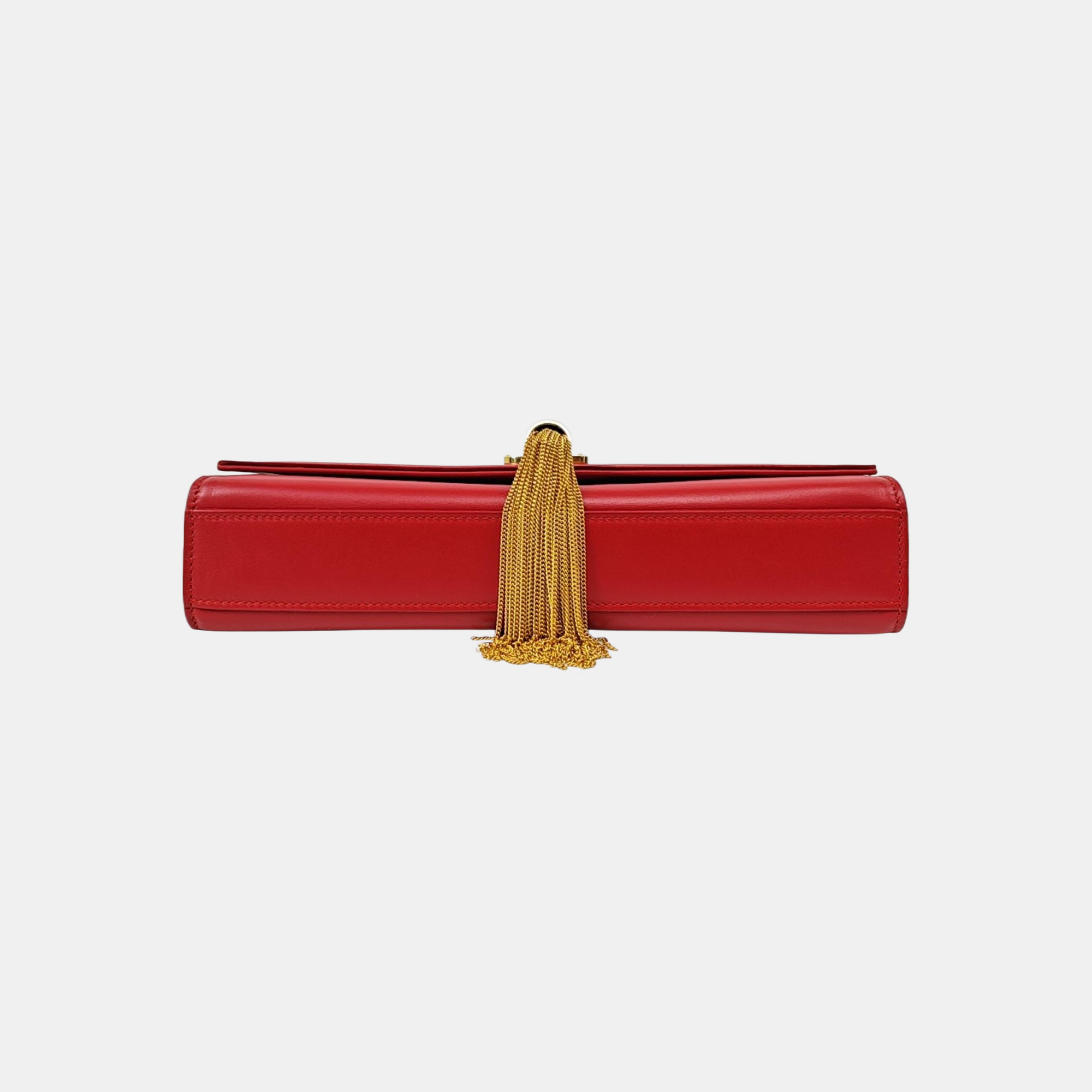 KATE Medium Calfskin Red