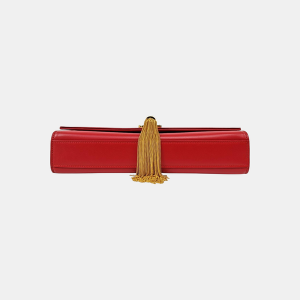 KATE Medium Calfskin Red