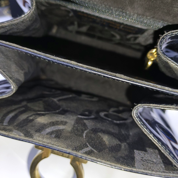Kelly Patent Leather Black