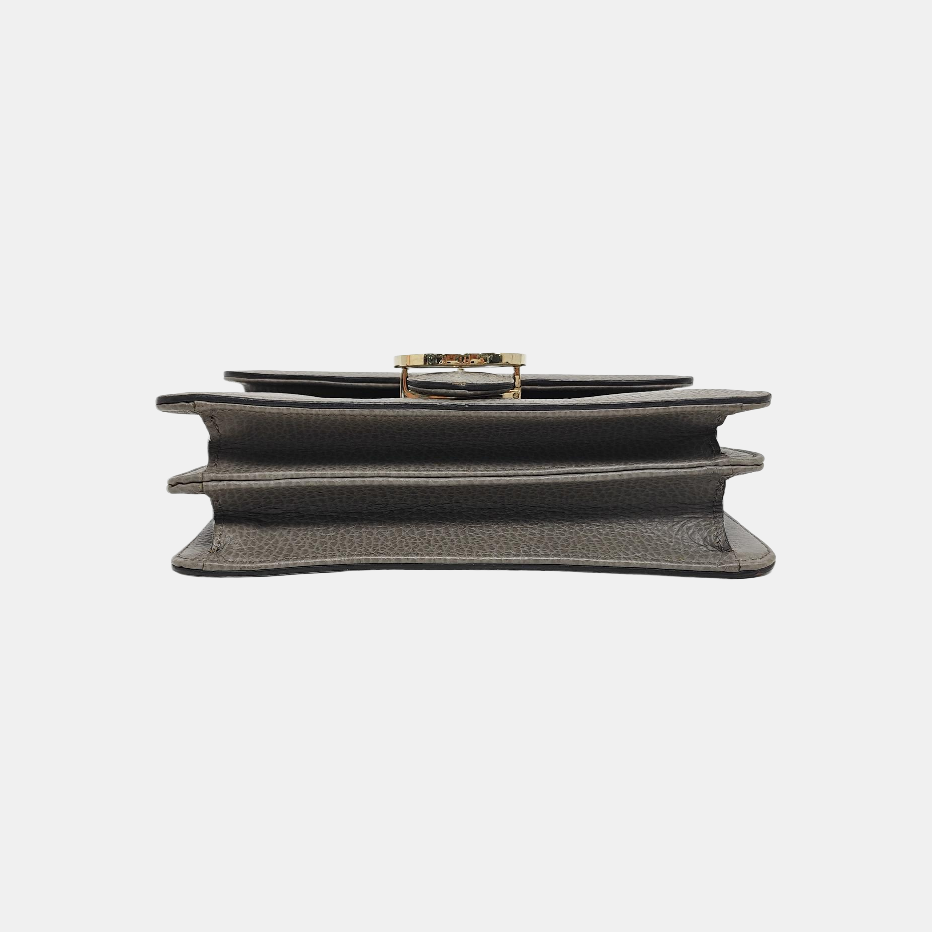 Interlocking G Small Calfskin Gray