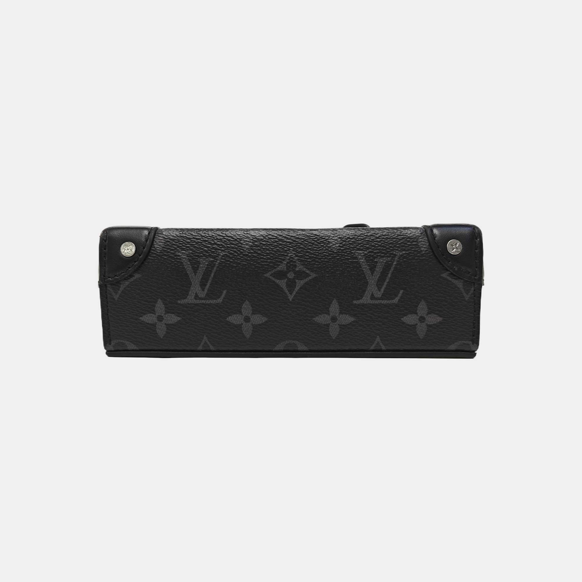 STEAMER Mini Monogram Coated Canvas Black