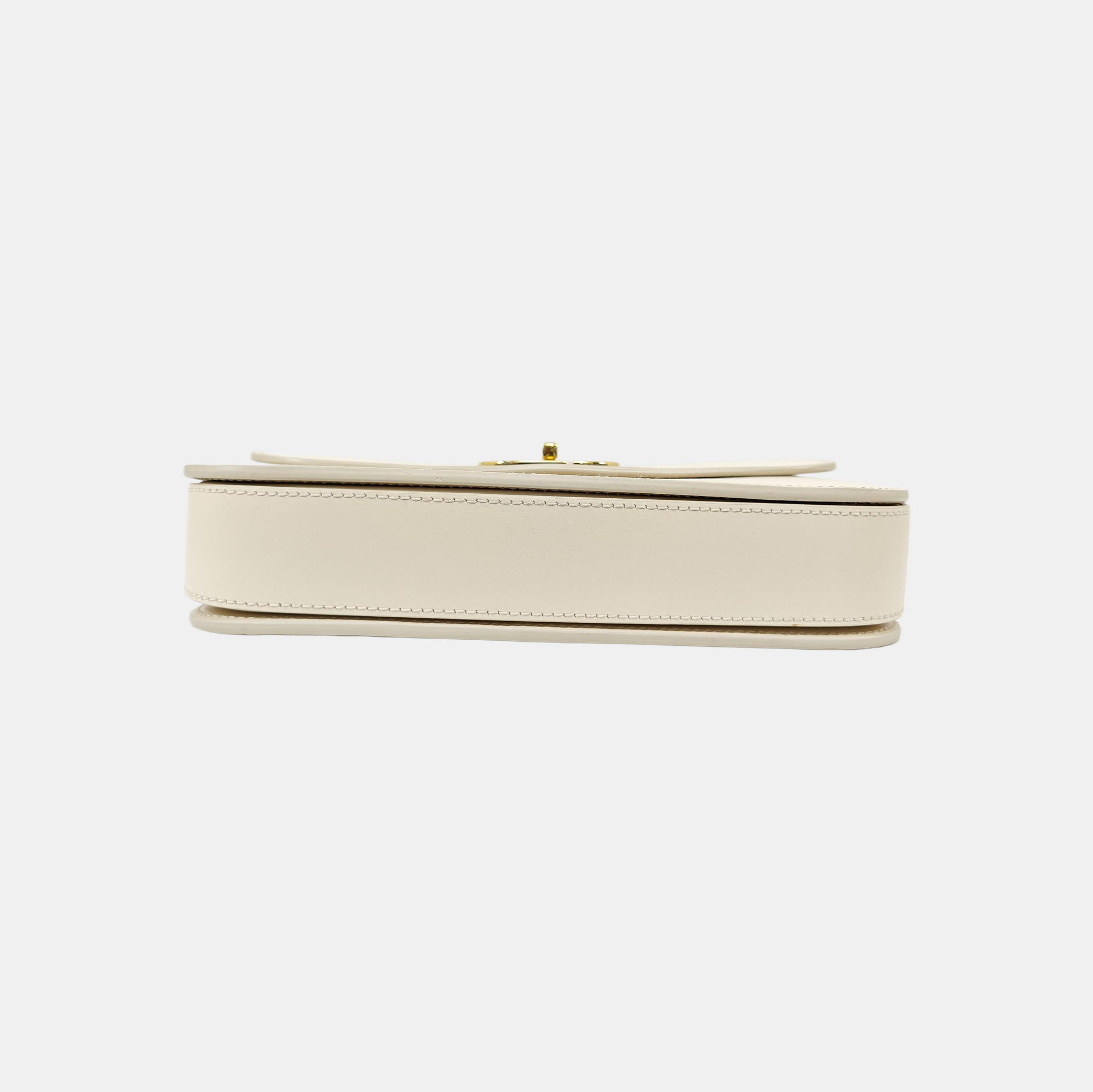 Bobby Medium Calfskin White