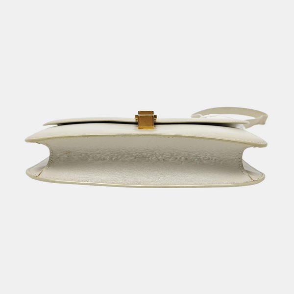 LE CARRÉ Small Calfskin White