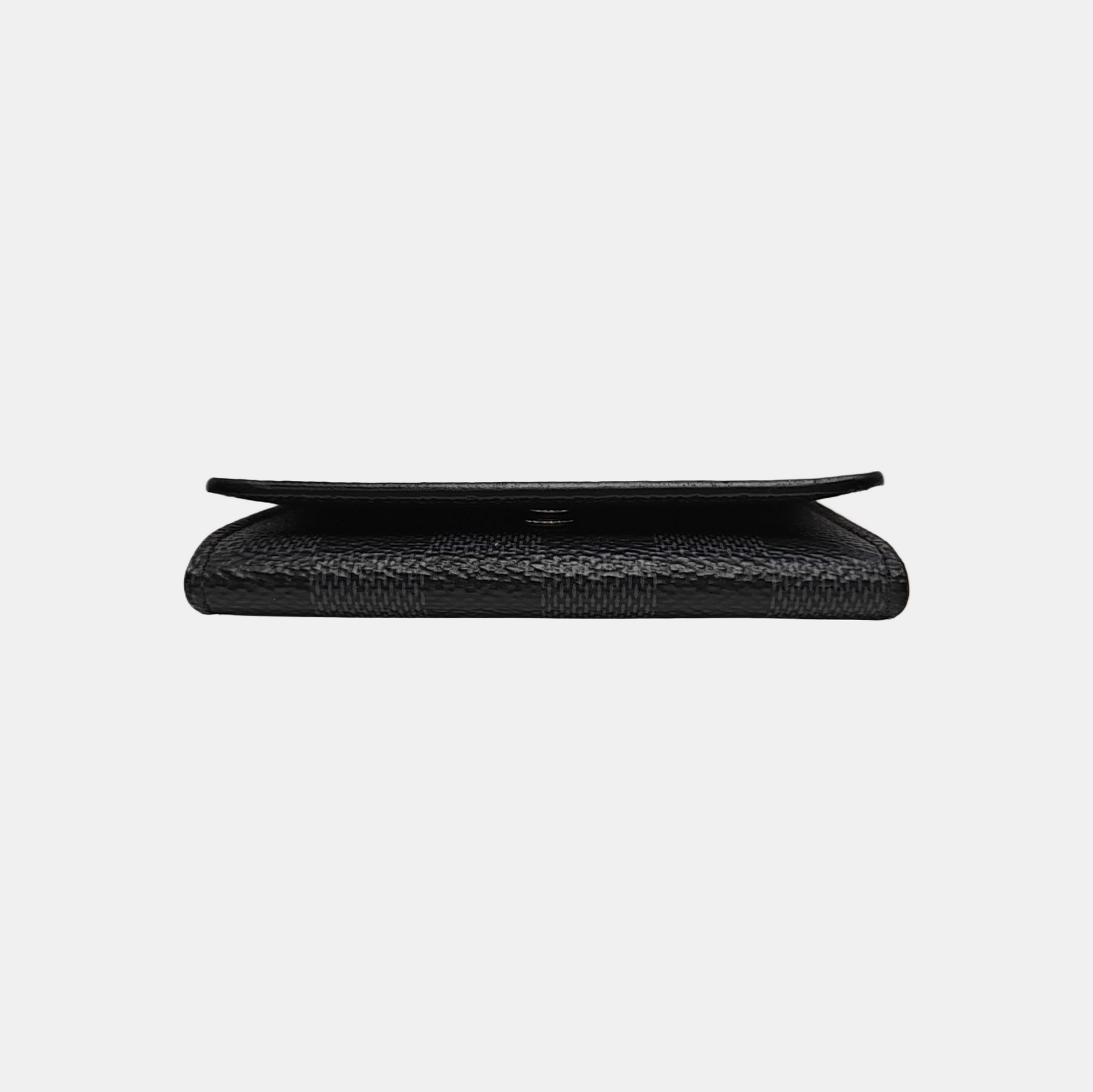 ENVELOPPE Damier Graphite Coated Canvas Gray Card Holder