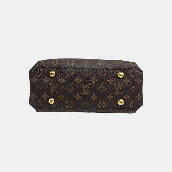 MONTAIGNE BB Monogram Coated Canvas Brown