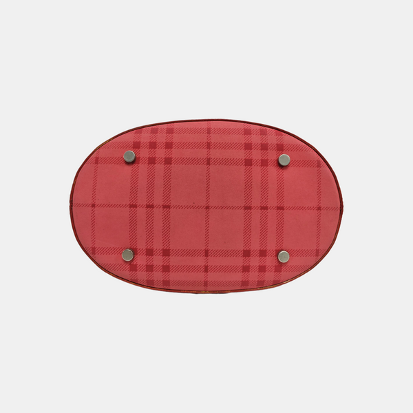 Special Material Shoulder Bag Red