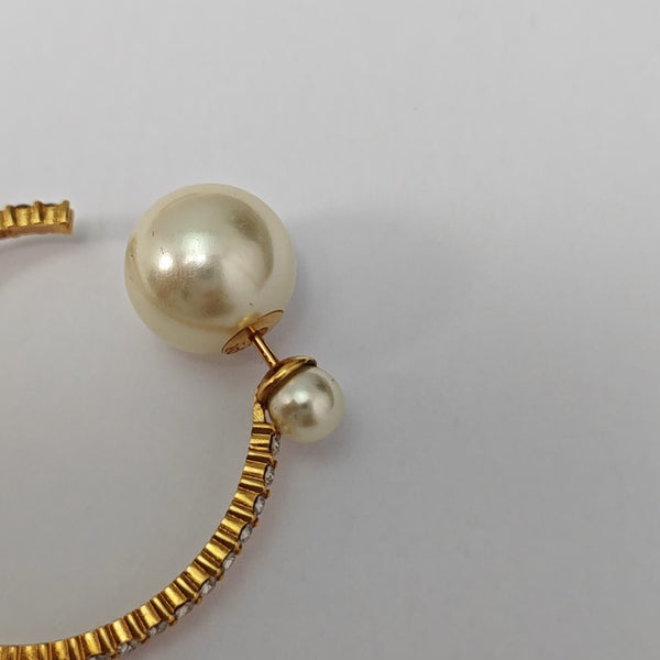 Dior Tribales Metal Gold Earrings