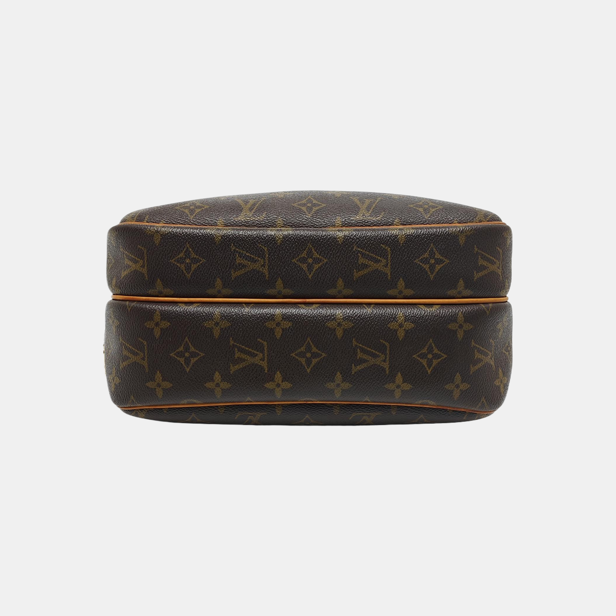 REPORTER Monogram Coated Canvas Brown