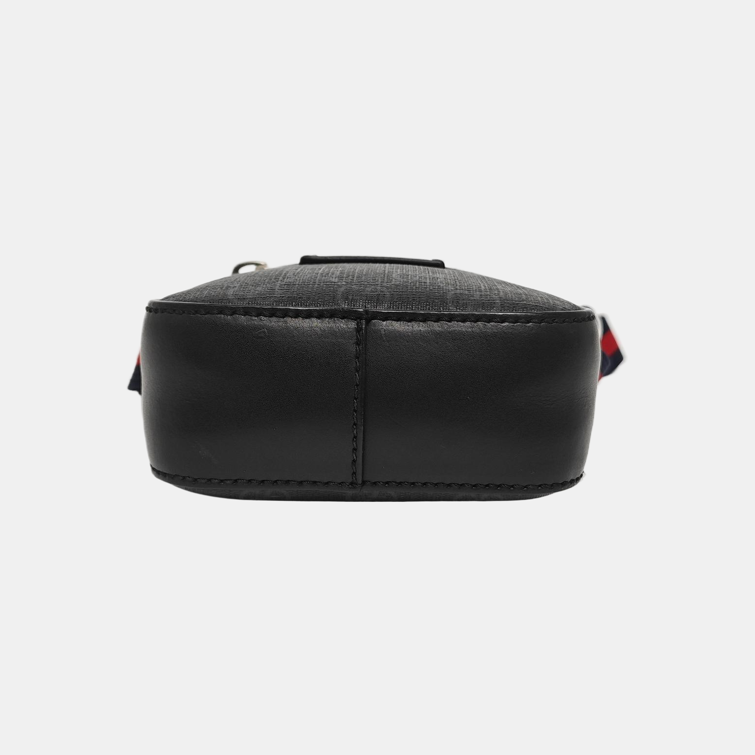 GG Supreme Small Monogram Coated Canvas Black