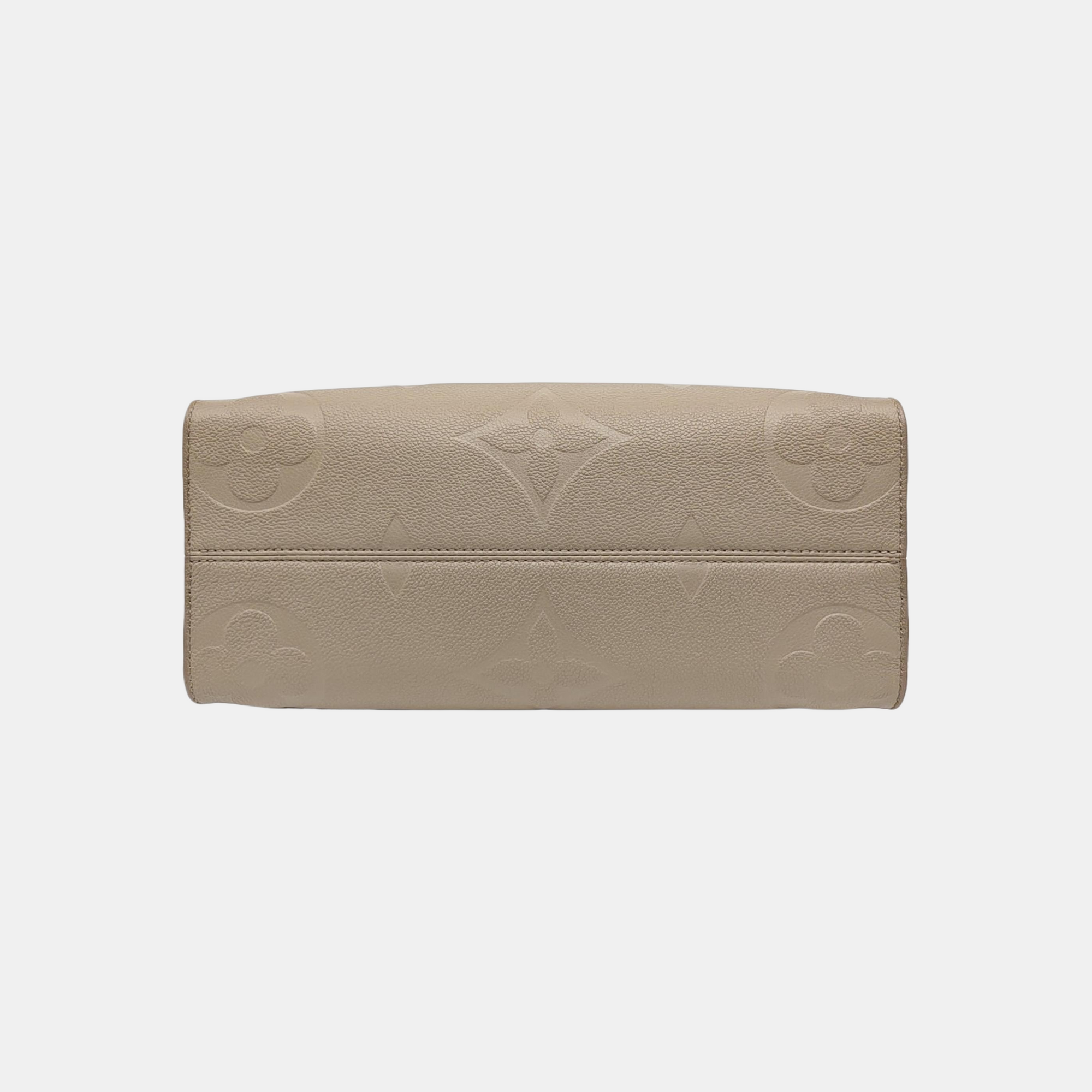 ONTHEGO MM Monogram Calfskin Gray