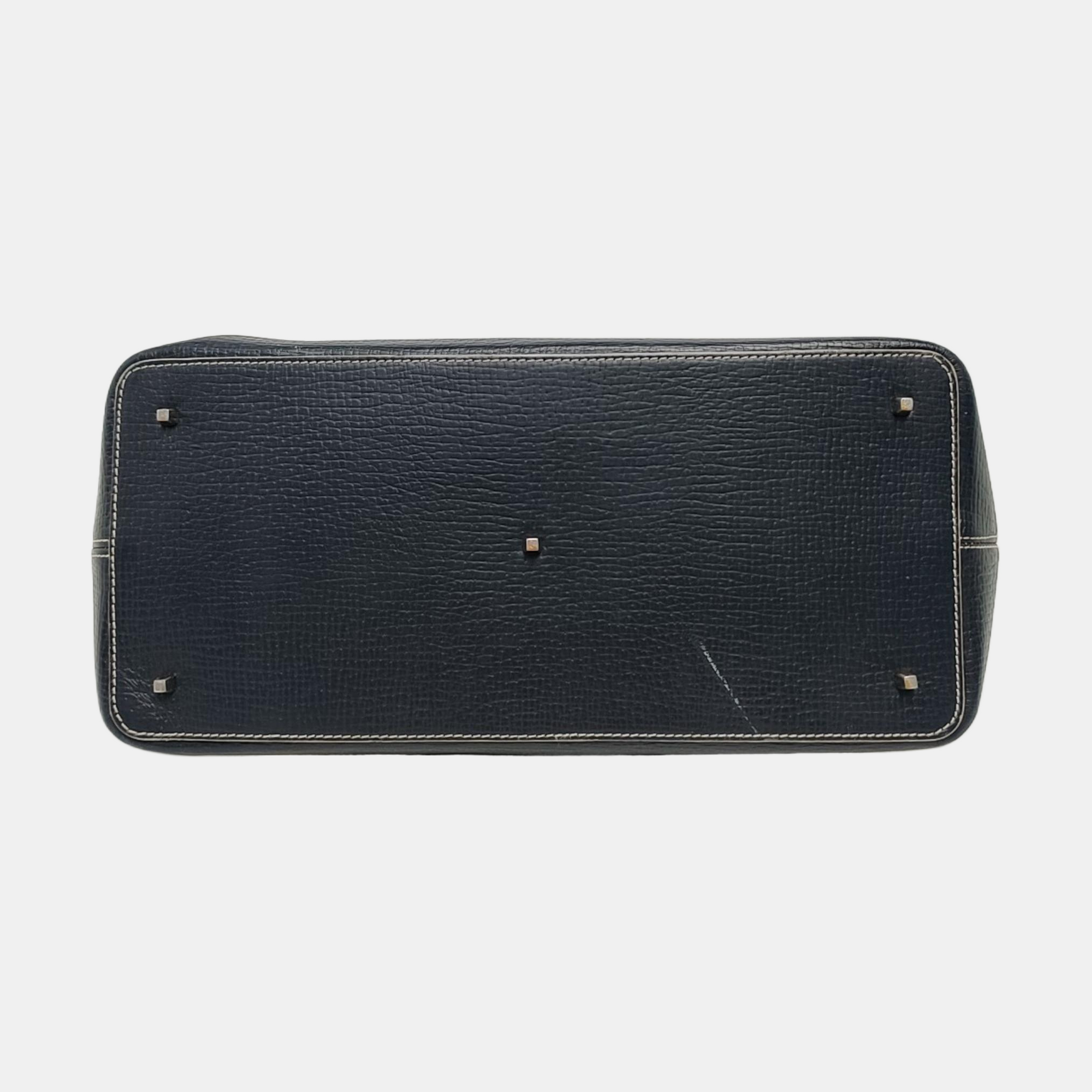 Fabric Top Handle Bag Gray