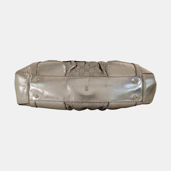 Queen Monogram Calfskin Gold