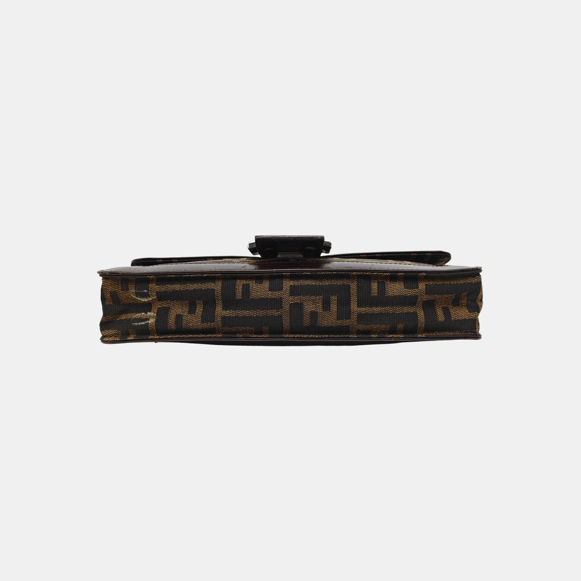 Canvas Shoulder Bag Brown