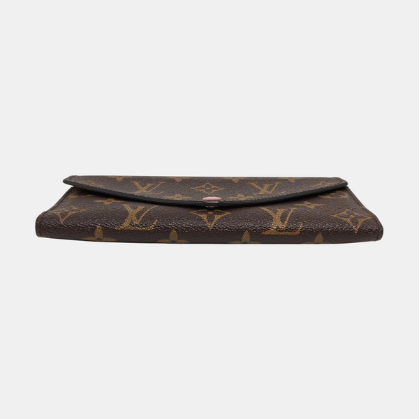 JOSÉPHINE Monogram Coated Canvas Brown Wallet