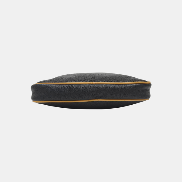 Quilted Calfskin Top Handle Bag Black