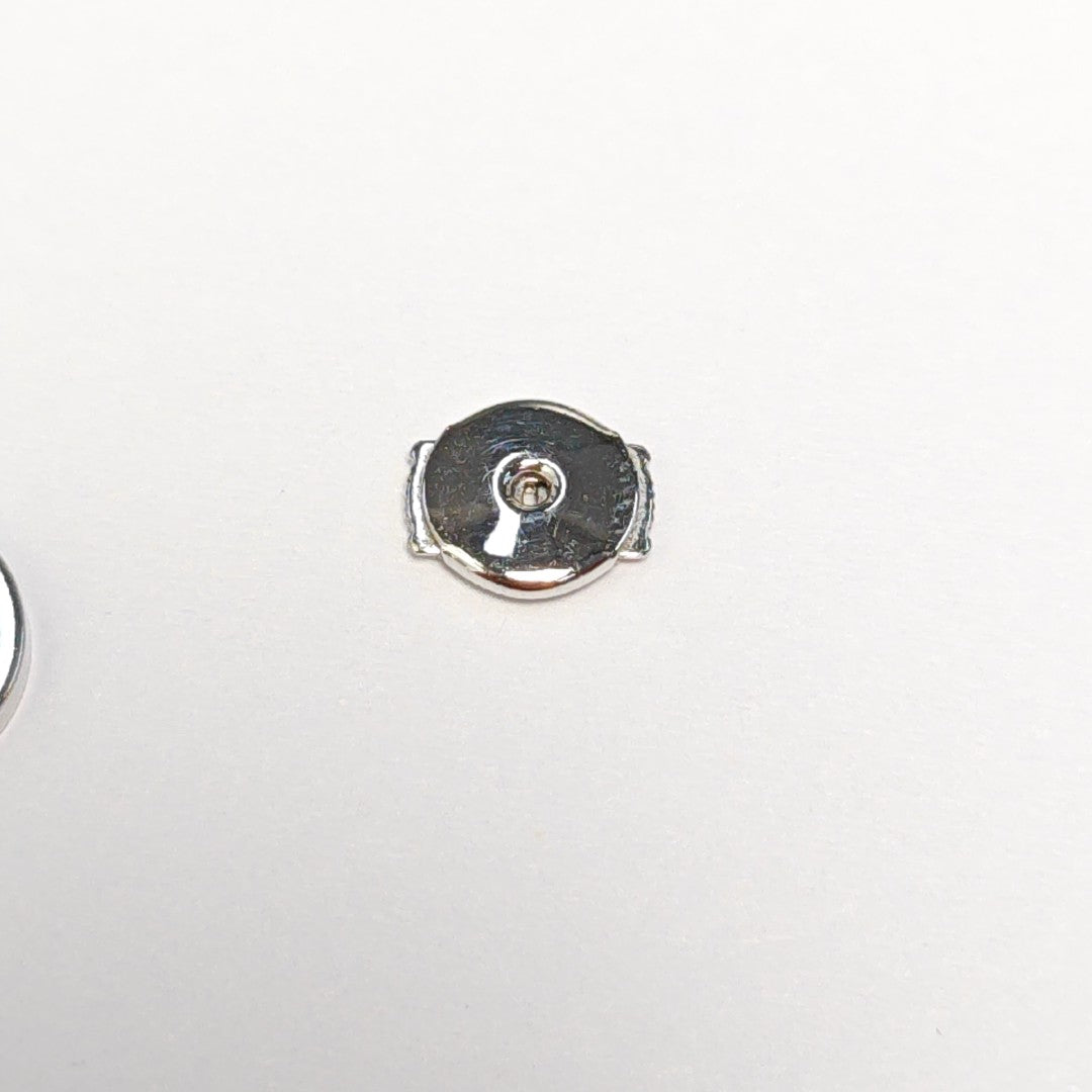 BVLGARI BVLGARI 18k White Gold Silver Stud Earrings