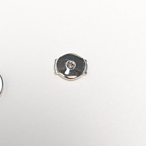 BVLGARI BVLGARI 18k White Gold Silver Stud Earrings