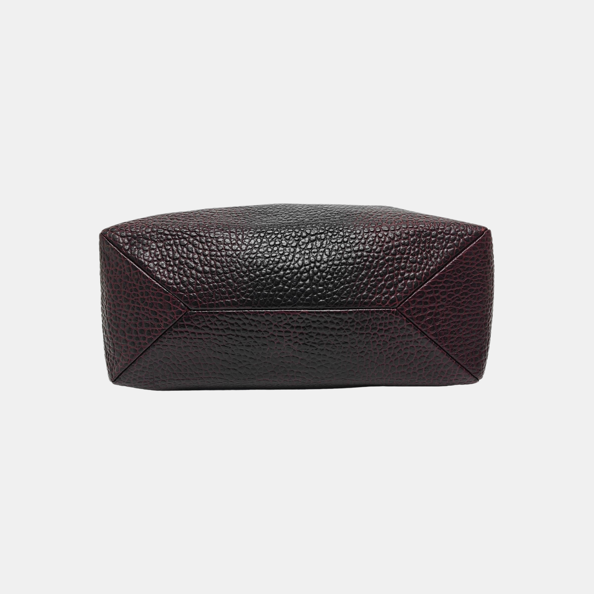 Calfskin Top Handle Bag Red