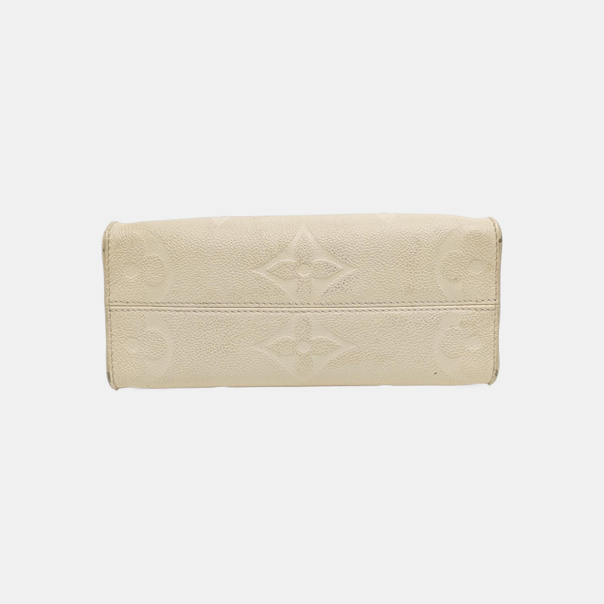 ONTHEGO PM Monogram Calfskin Beige