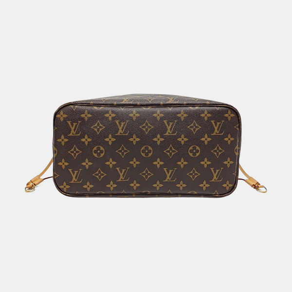 NEVERFULL MM Monogram Coated Canvas Brown