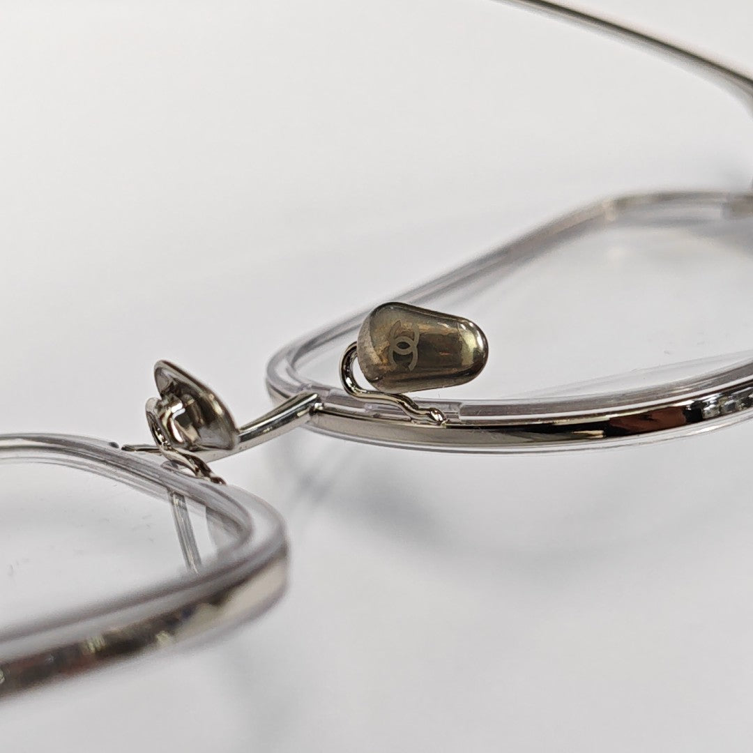 Synthetic Eyeglasses Silver