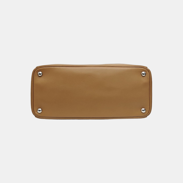 Galleria Large Calfskin Brown