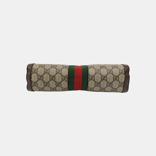 Ophidia Small Monogram Coated Canvas Beige