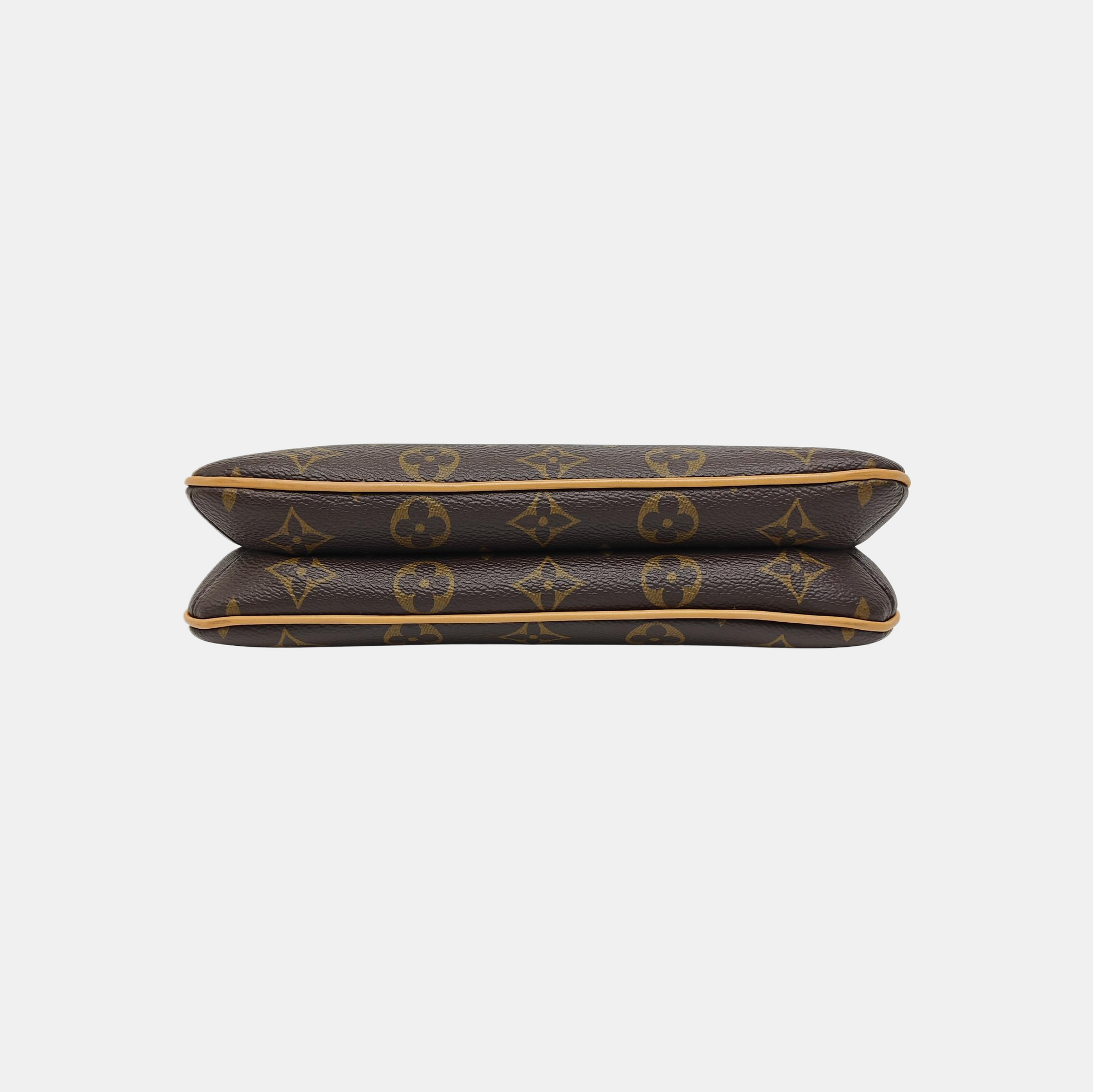 LIV POCHETTE Monogram Coated Canvas Brown