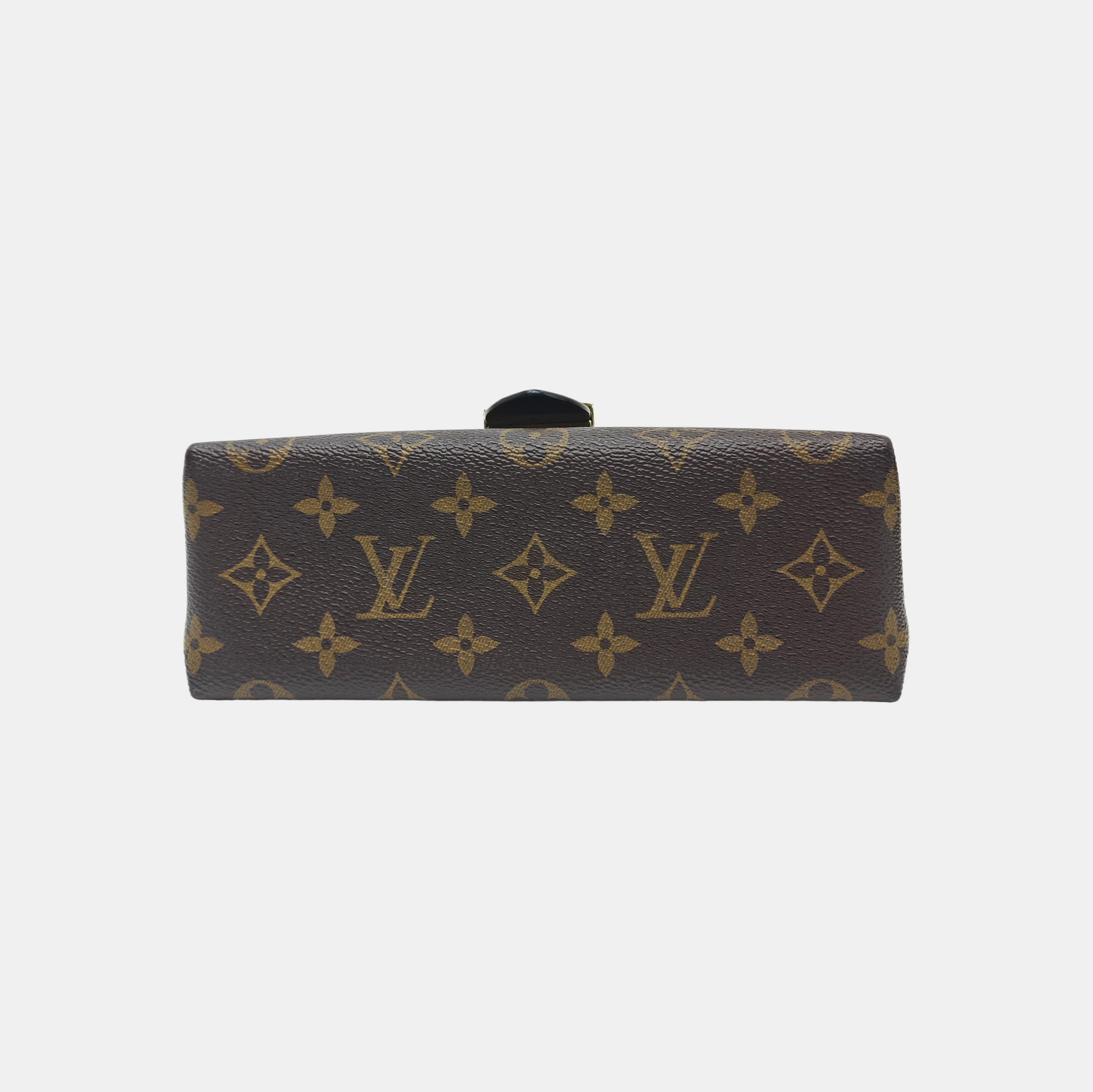 LOCKY BB Monogram Coated Canvas Brown