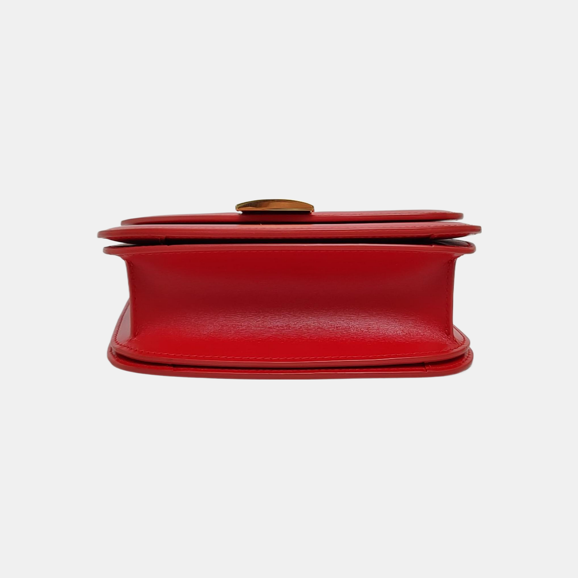 Gancio Small Calfskin Red