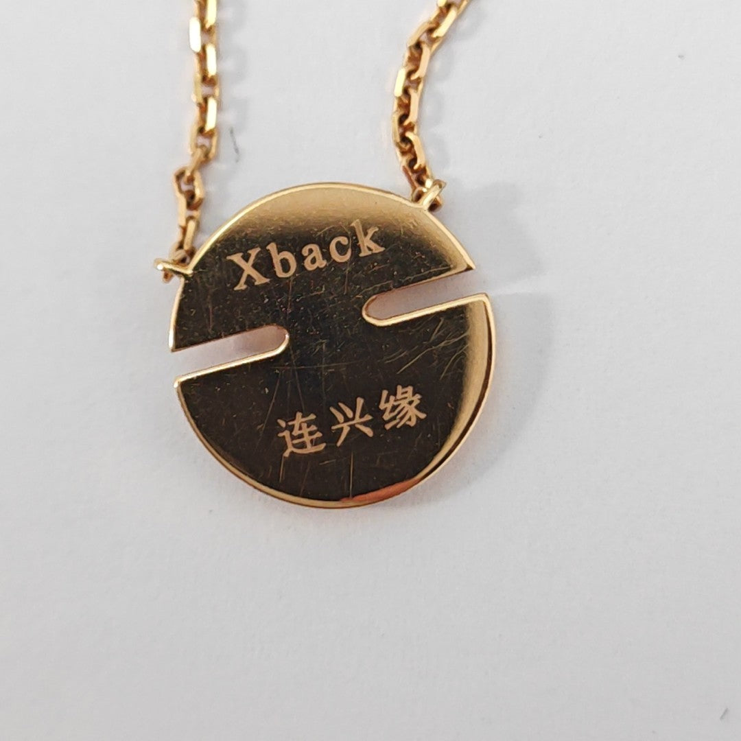 Jeux De Liens Harmony 18k Rose Gold Necklace