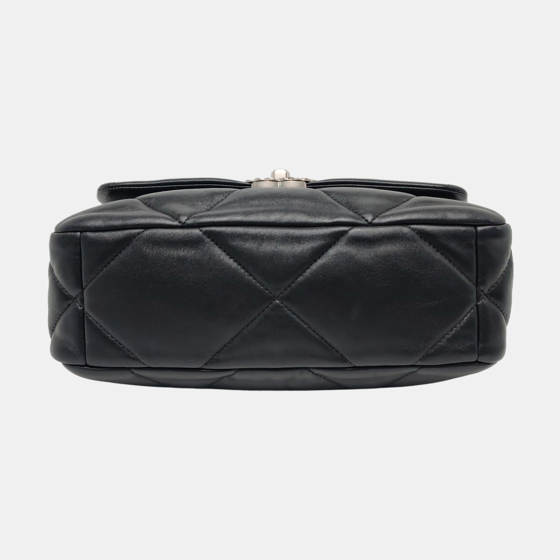 CHANEL 19 Small Quilted Lambskin Black